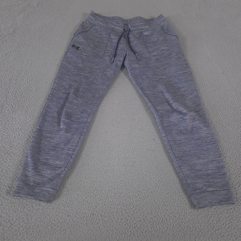 Under Armour Sweatpants Womens Medium Blue Storm Armour Fleece Twist Tapered Leg